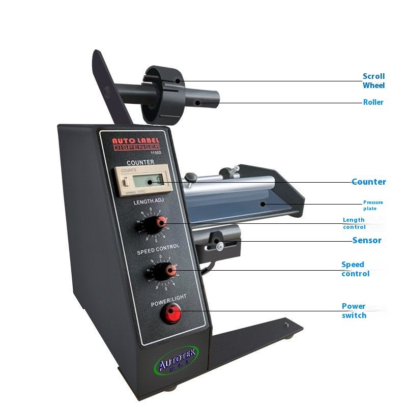 Automatic Label Peeling Machine Automatic Counting